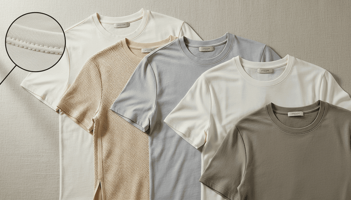 Top 5 Luxury T-Shirts Brands - What Are Their Materials, Finishes, and Fabric Treatments