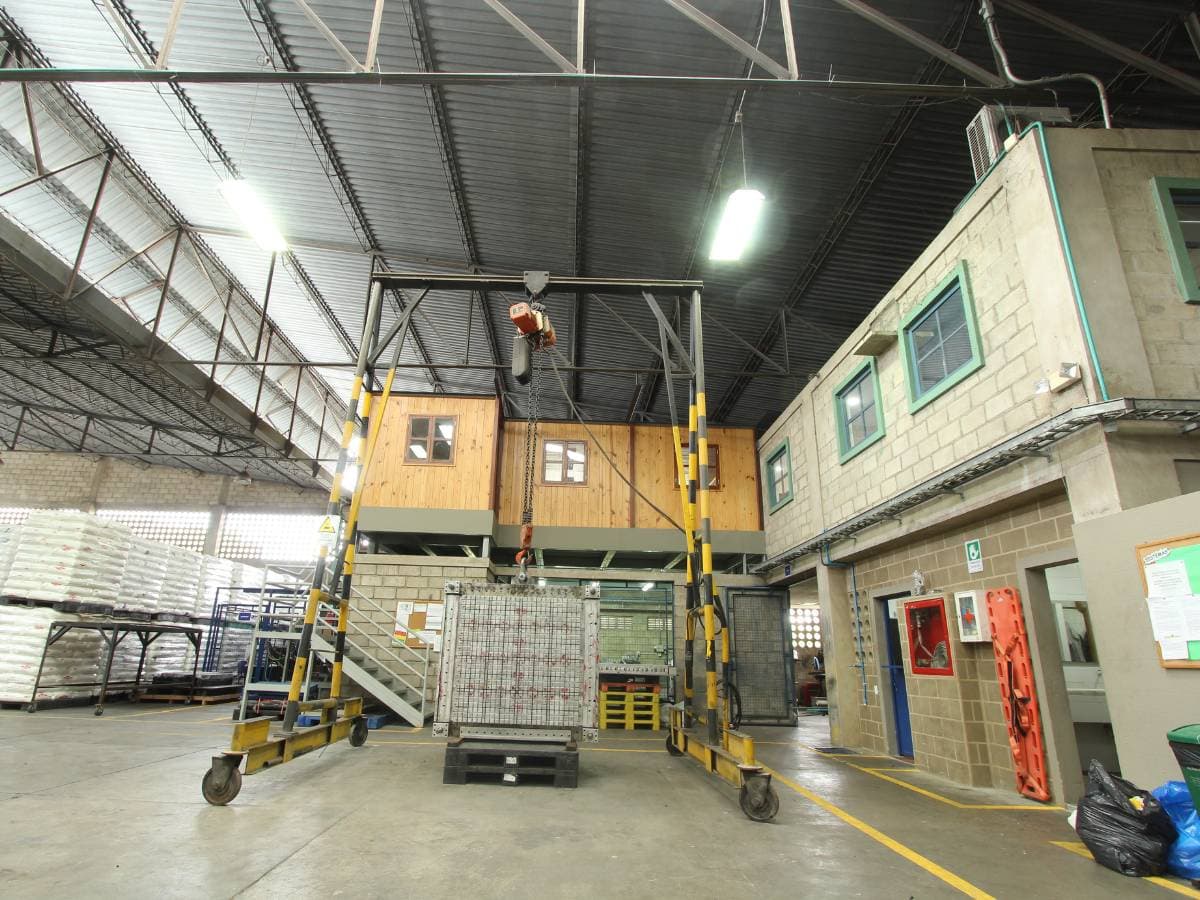 Área de preparación de un centro de distribución